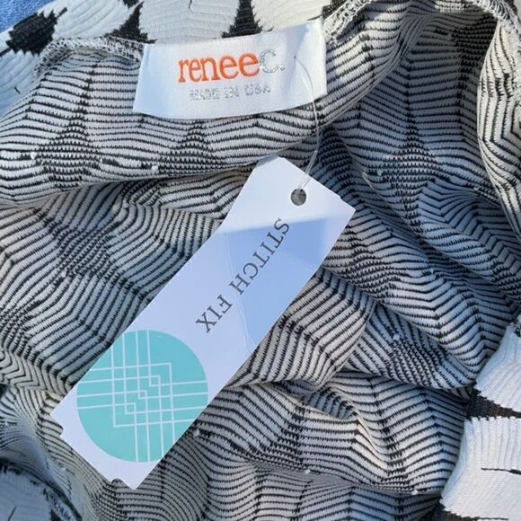 Take 50% OFF- Renee C Lena Off White Skirt, Size - 1X - Picture 4 of 4